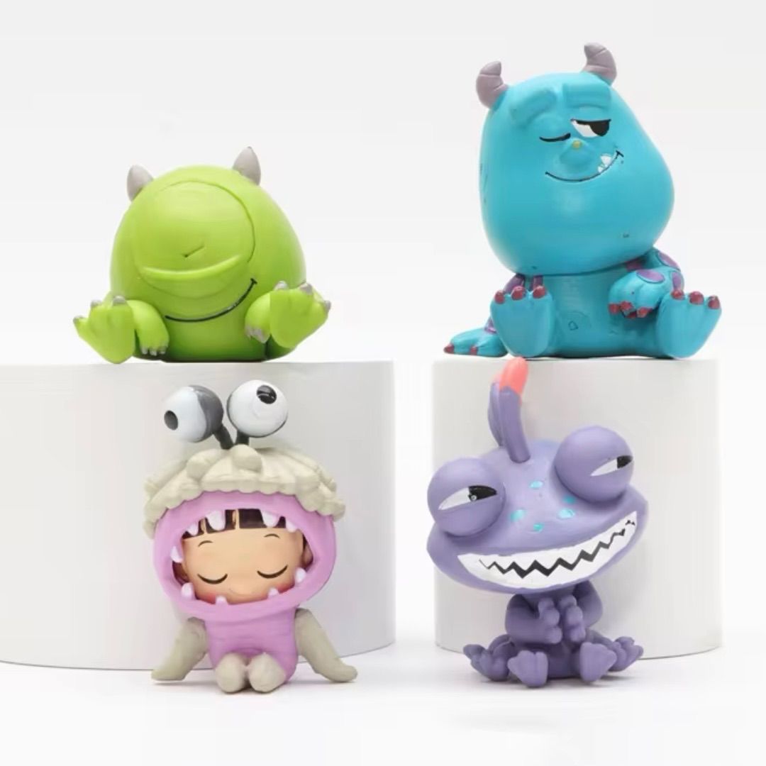 4個セット」モンスターズインク ミニフィギュア 居眠りver サリー