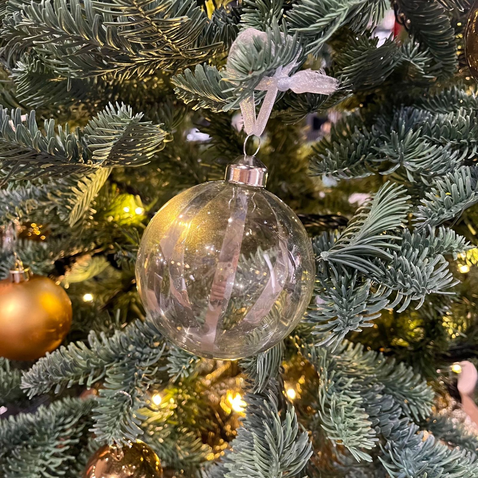 ガラス製オーナメント 3個入り4箱セット【ゴールド×2箱 購入