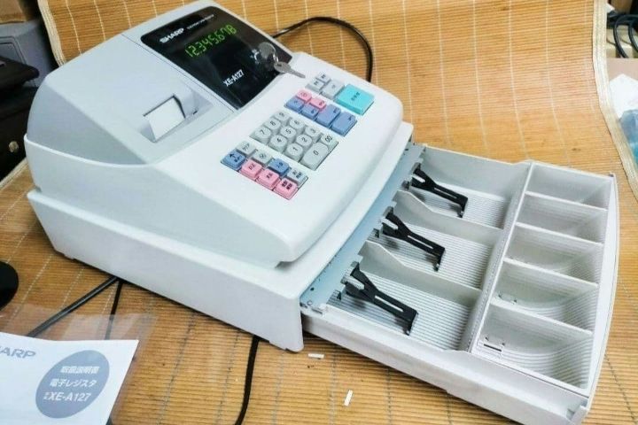 シャープ 電子レジスター XE-A127-H シャープレジスター XE-A127 簡単便利特殊 送料込 112819 - メルカリ