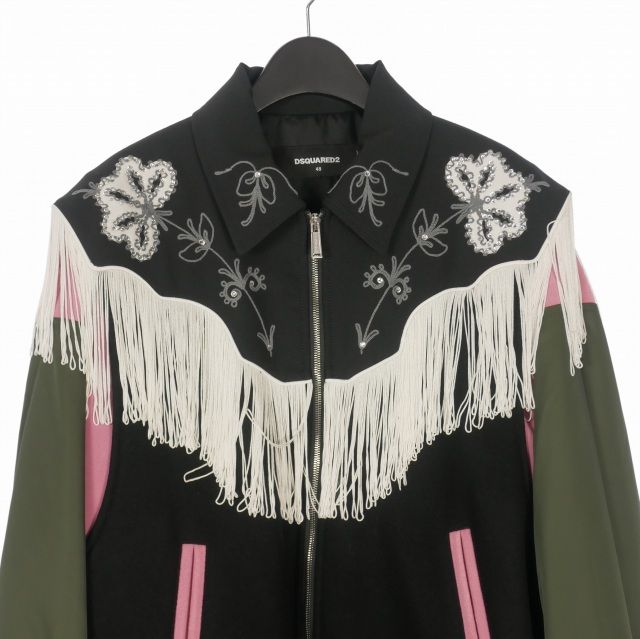 【美品】DSQUARED2　20SS　タイガーボンバー　ブルゾンジャケット ディースクエアード DSQUARED2 23AW Western Varsity Bomber ボンバー