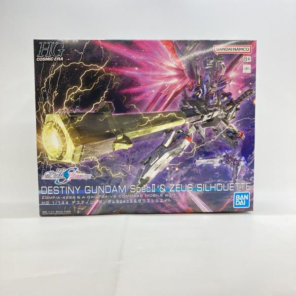 ｶﾞﾝﾀﾞﾑ バンダイ 1 144 HG デスティニーガンダムSpecII＆ゼウスシルエット 開封品 5067428 97