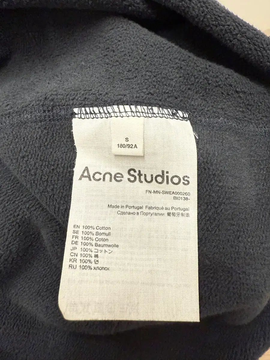 Acne Studios アクネストゥディオズ スウェット ブラック