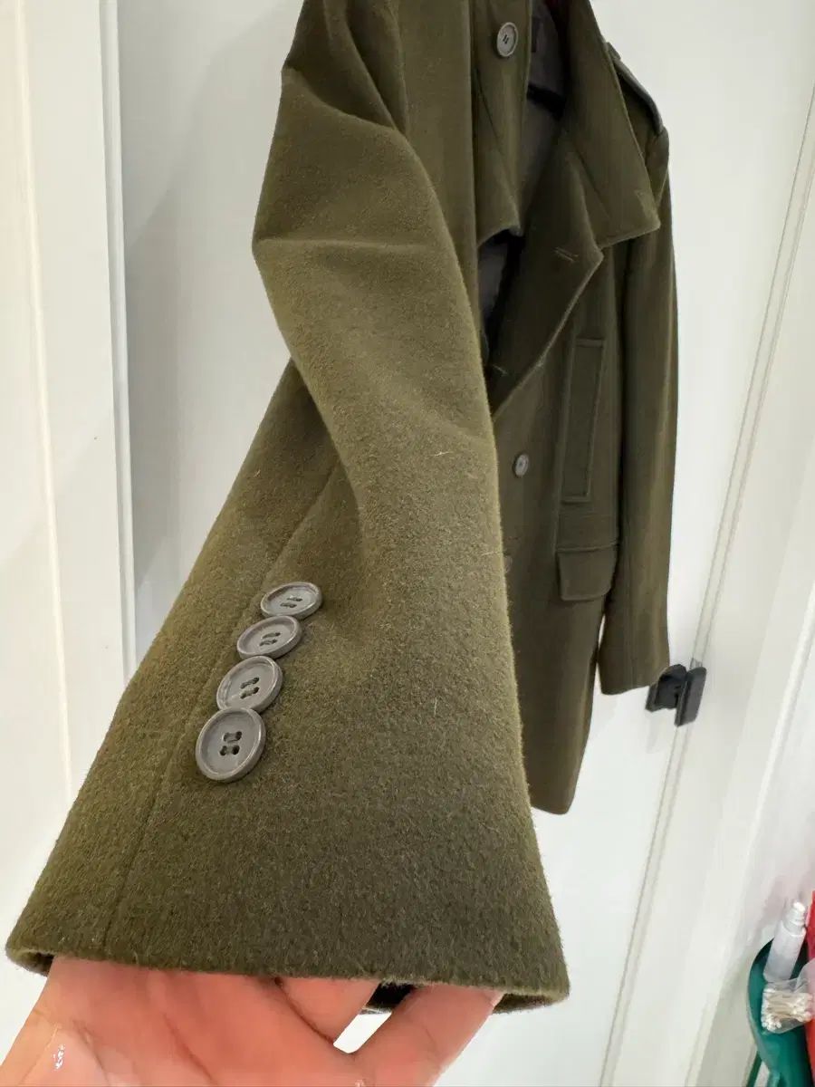 TATE オリーブ 注文 ダブルブレスト コート