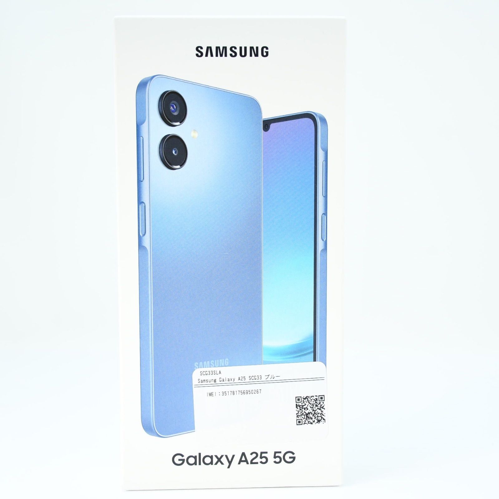 SIMフリー UQmobile版 Galaxy A25 5G 4GB/64GB ブルー - メルカリ