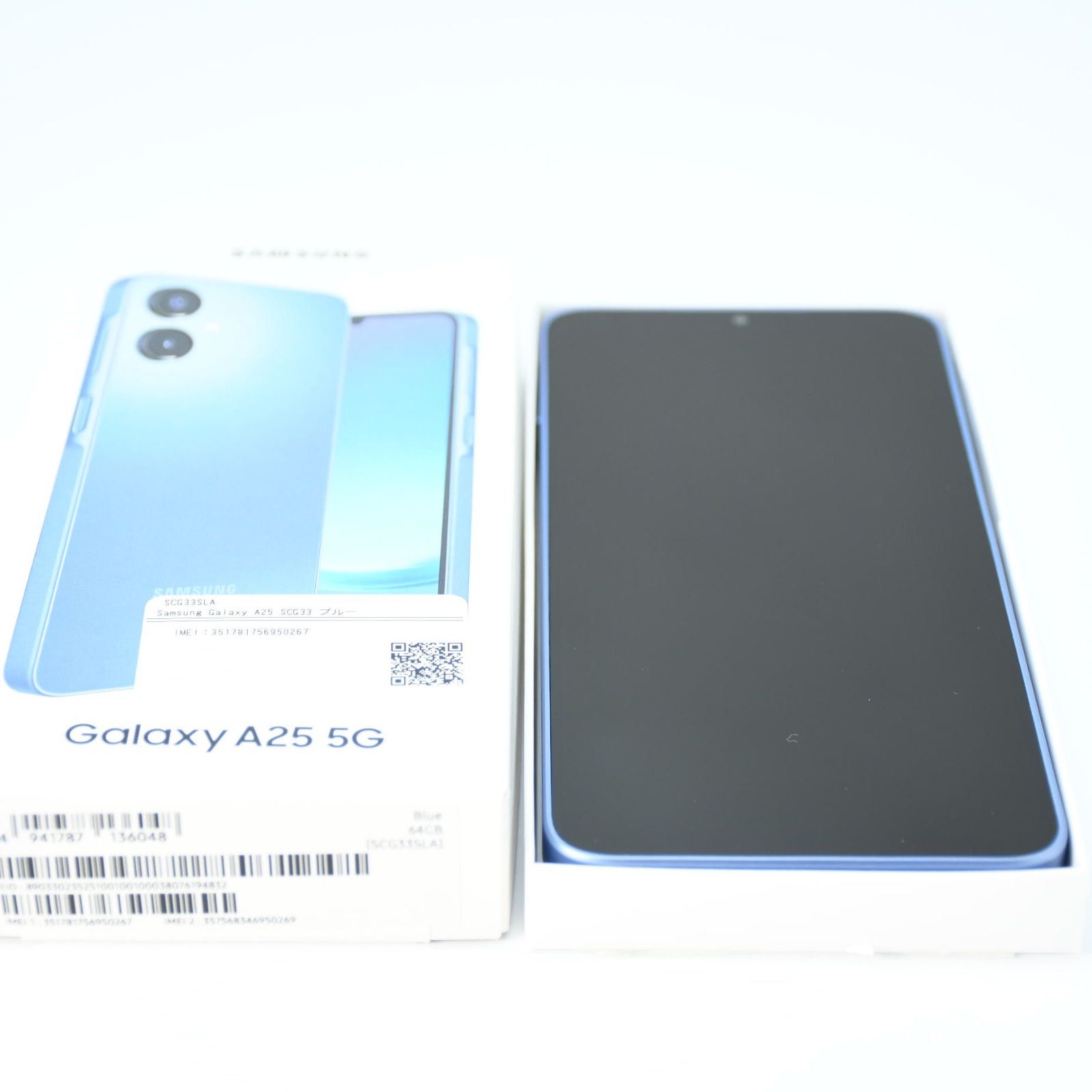 SIMフリー UQmobile版 Galaxy A25 5G 4GB/64GB ブルー - メルカリ