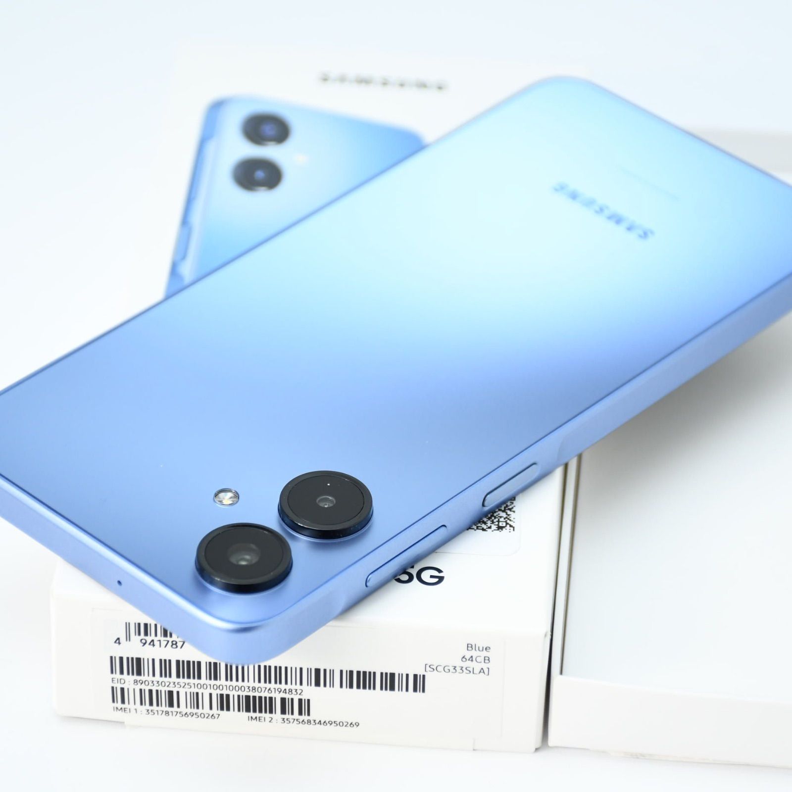 SIMフリー UQmobile版 Galaxy A25 5G 4GB/64GB ブルー - メルカリ