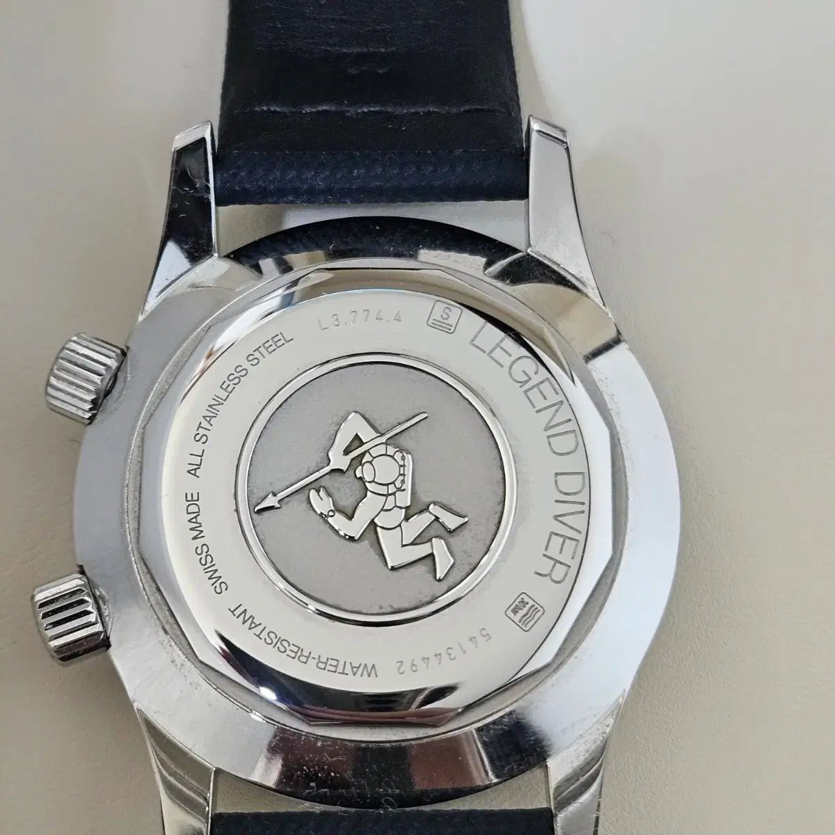  LONGINES ロンジン レジェンドダイバー 42mm デニム文字盤 通勤対応 自動巻き時計 腕時計(アナログ)