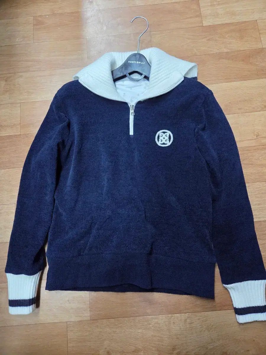 G/FORE ジーフォア ハーフジップ ストレッチ シャツ M ブルー ゴルフ G