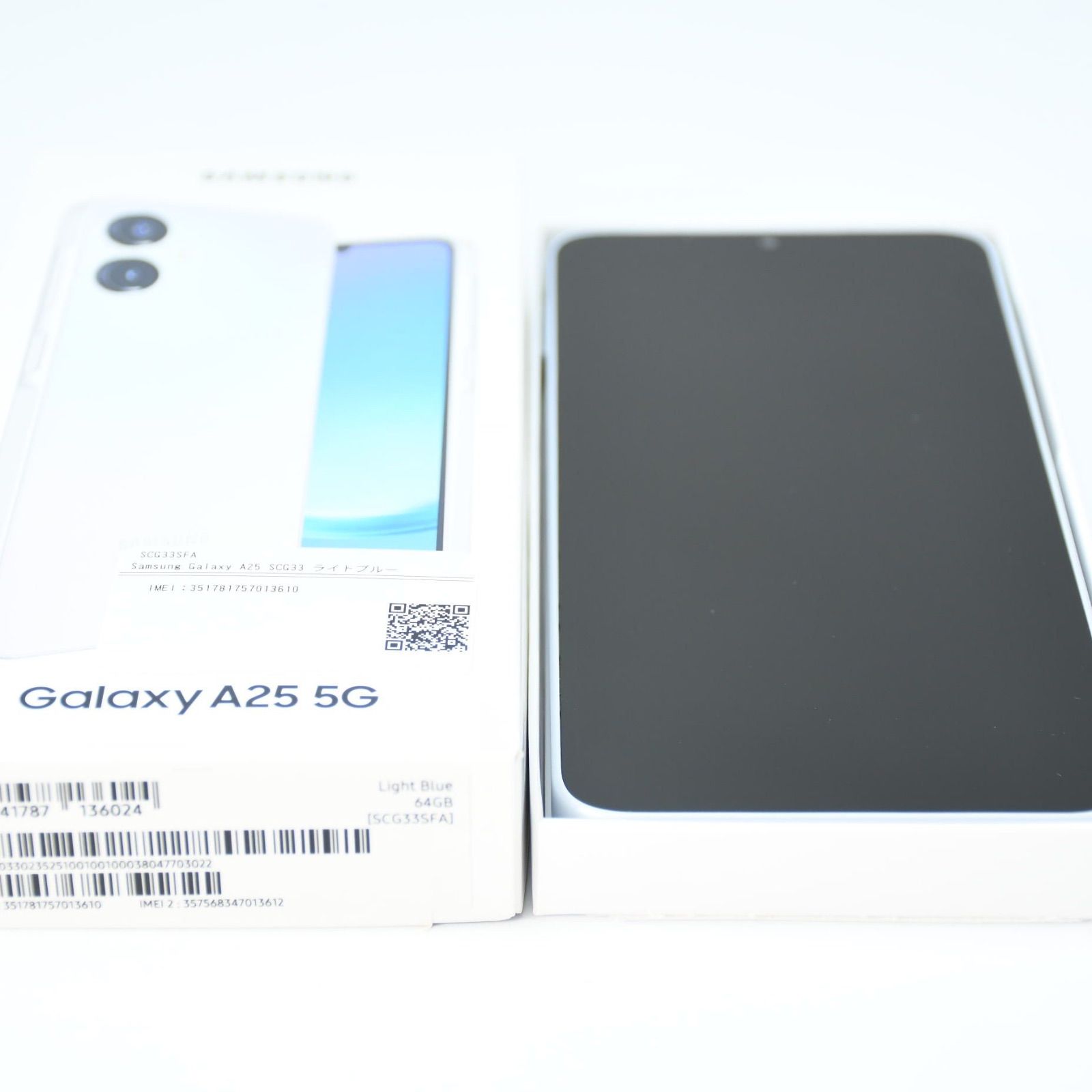 SIMフリー UQmobile版 Galaxy A25 5G 4GB/64GB ライトブルー - メルカリ