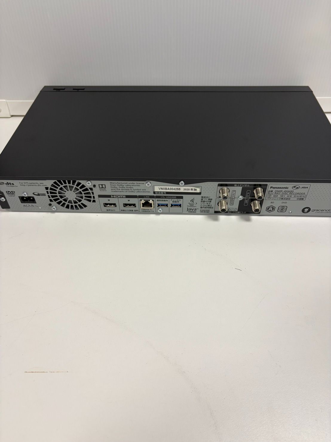 Panasonic 4K ブルーレイ ディーガ DMR-4X600 - メルカリ