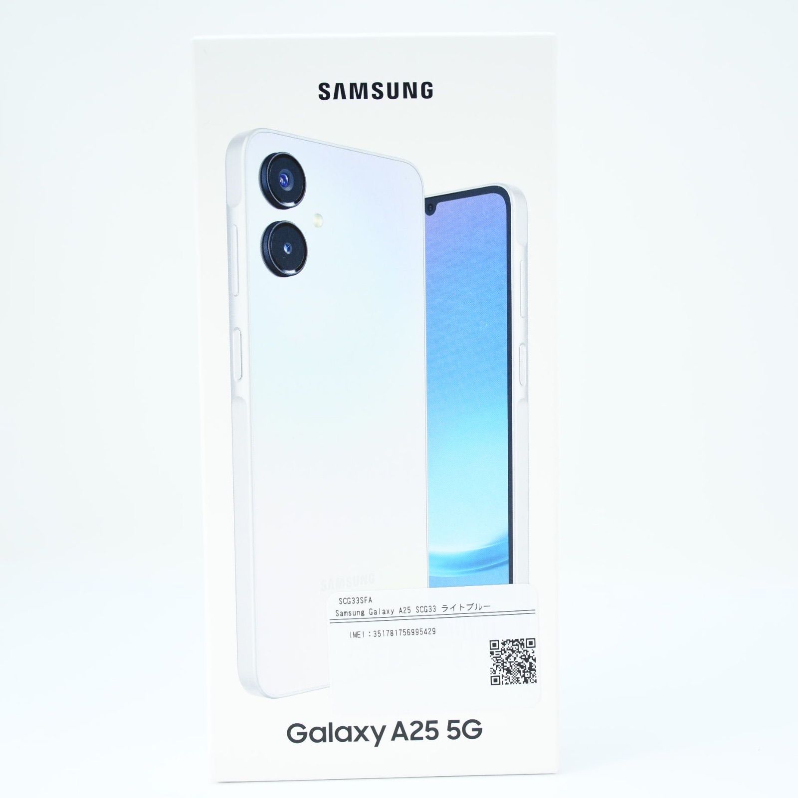 SIMフリー UQmobile版 Galaxy A25 5G 4GB/64GB ライトブルー - メルカリ