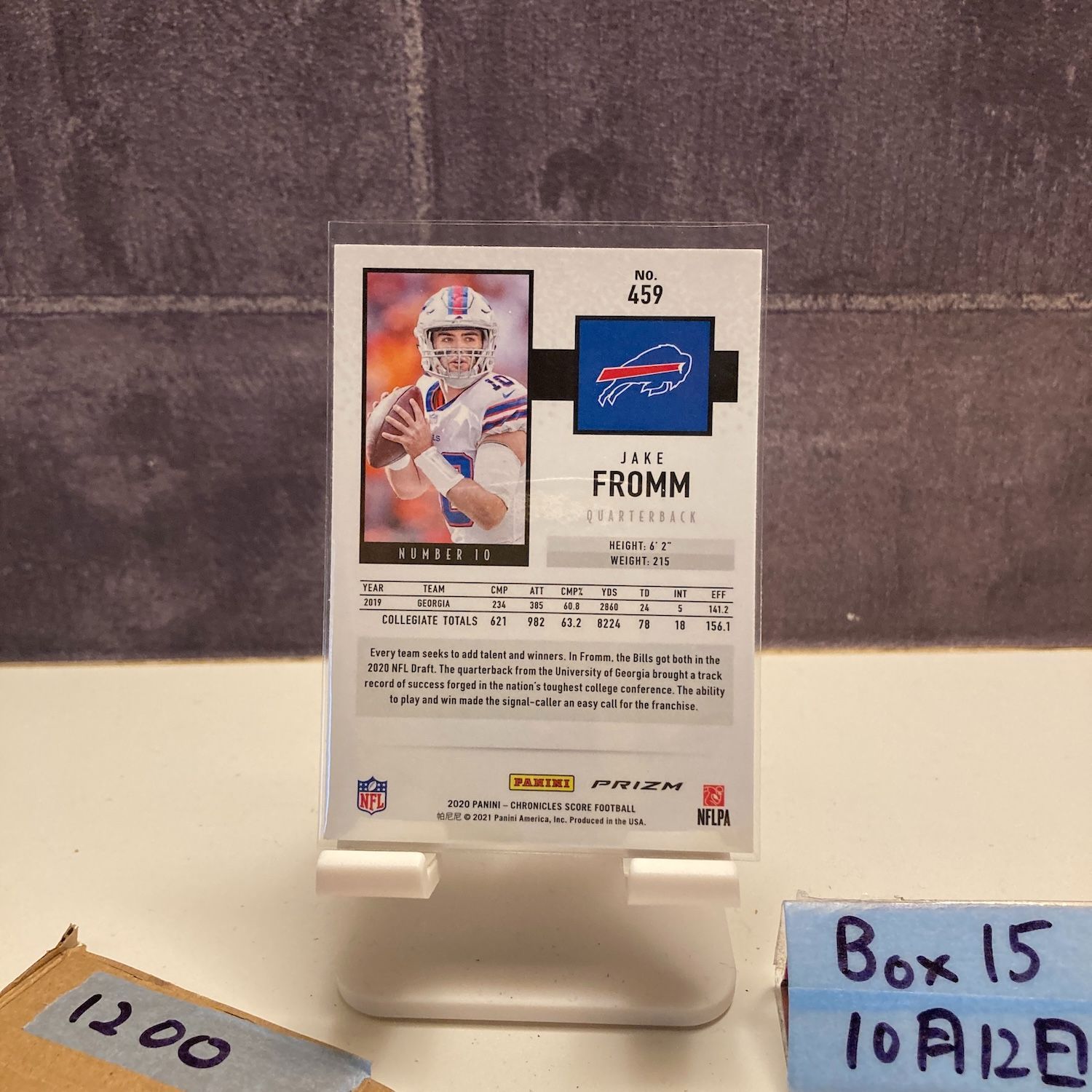 2020 Panini Chronicles Score Jake Fromm Buffalo Bills RC ルーキー