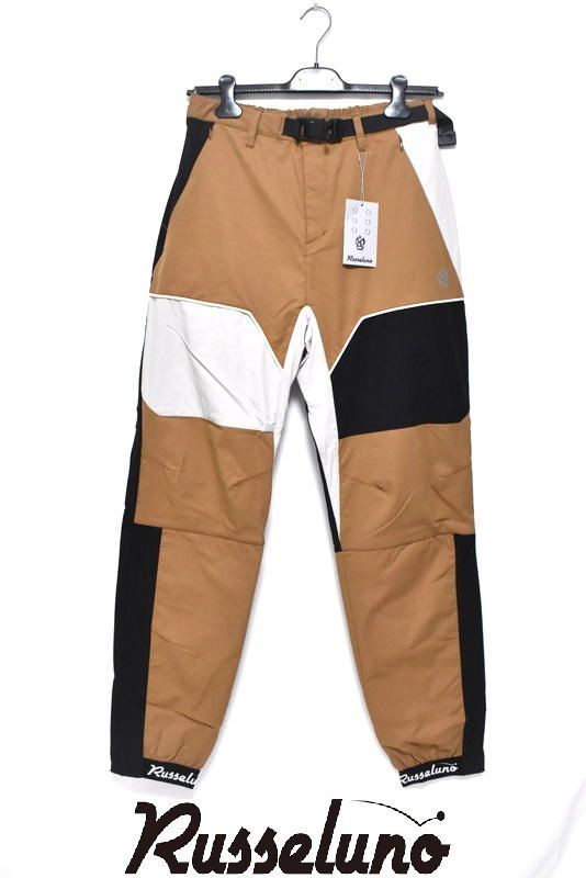 ラッセルノ ゴルフ ツートン スリムジョガーパンツ 6 XL RS 2140704 ゴルフパンツ Russeluno Golf