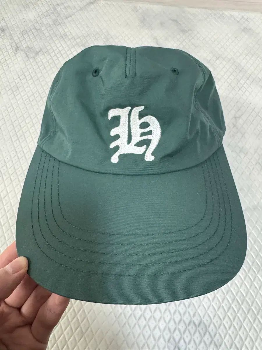 ヘリテイジフロース ウォータープルーフ ナイロン BBキャップ グリーン