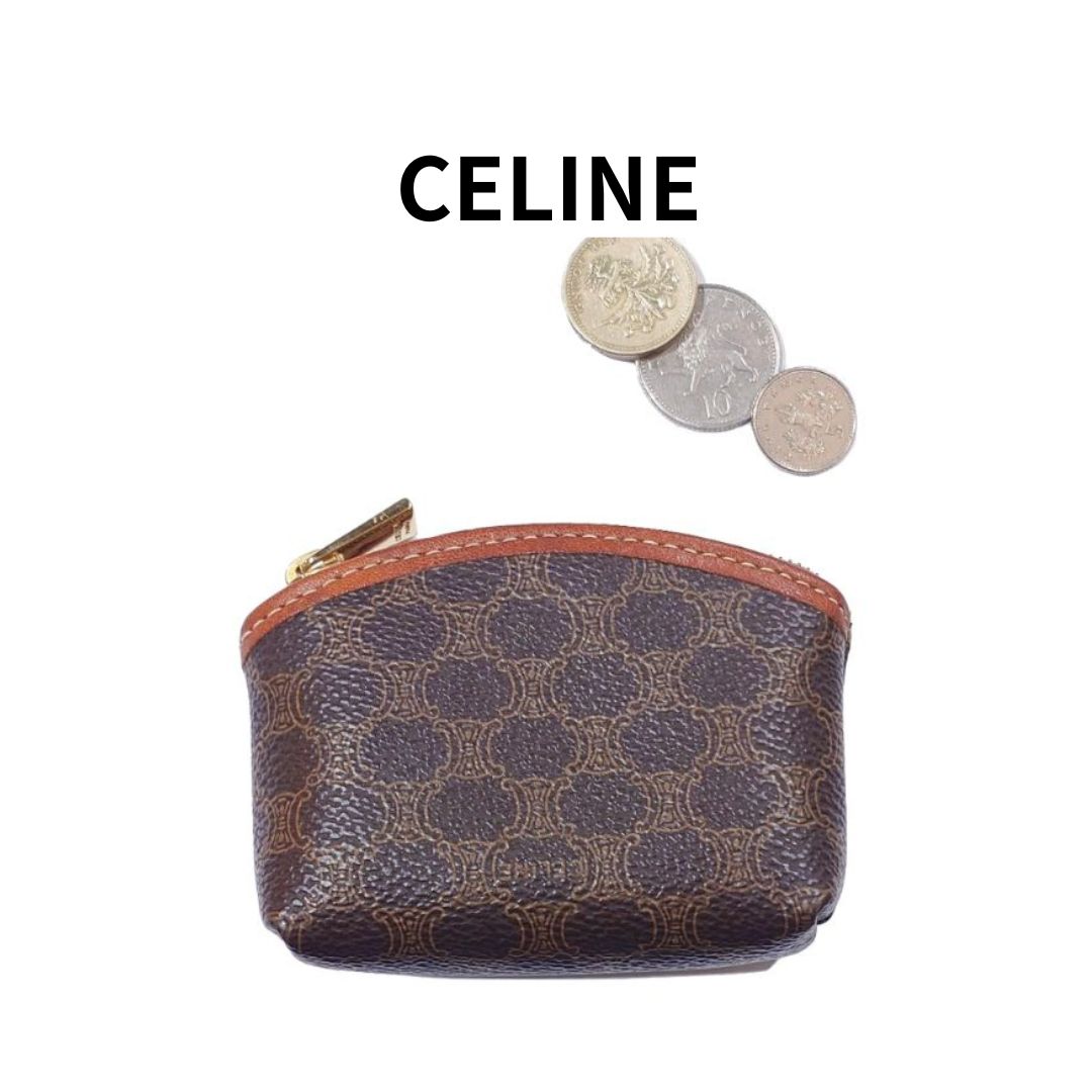セリーヌ　CELINE コインケース マカダム柄 小銭入れ ヴィンテージ CELINE セリーヌ マカダム柄 コインケース 小銭入れ