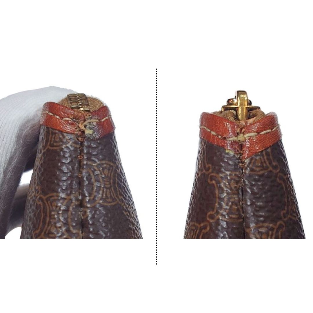 ヴィンテージ CELINE セリーヌ マカダム柄 コインケース 小銭入れ