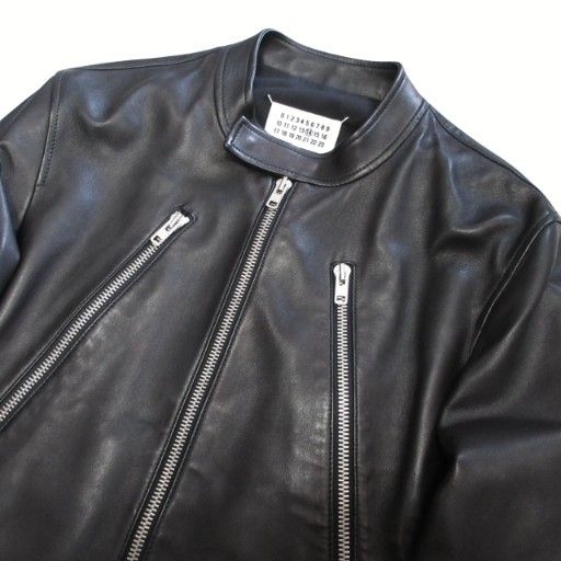 メゾンマルジェラ 14 Maison Margiela 14 22AW 5ZIP LEATHER JACKET ハ