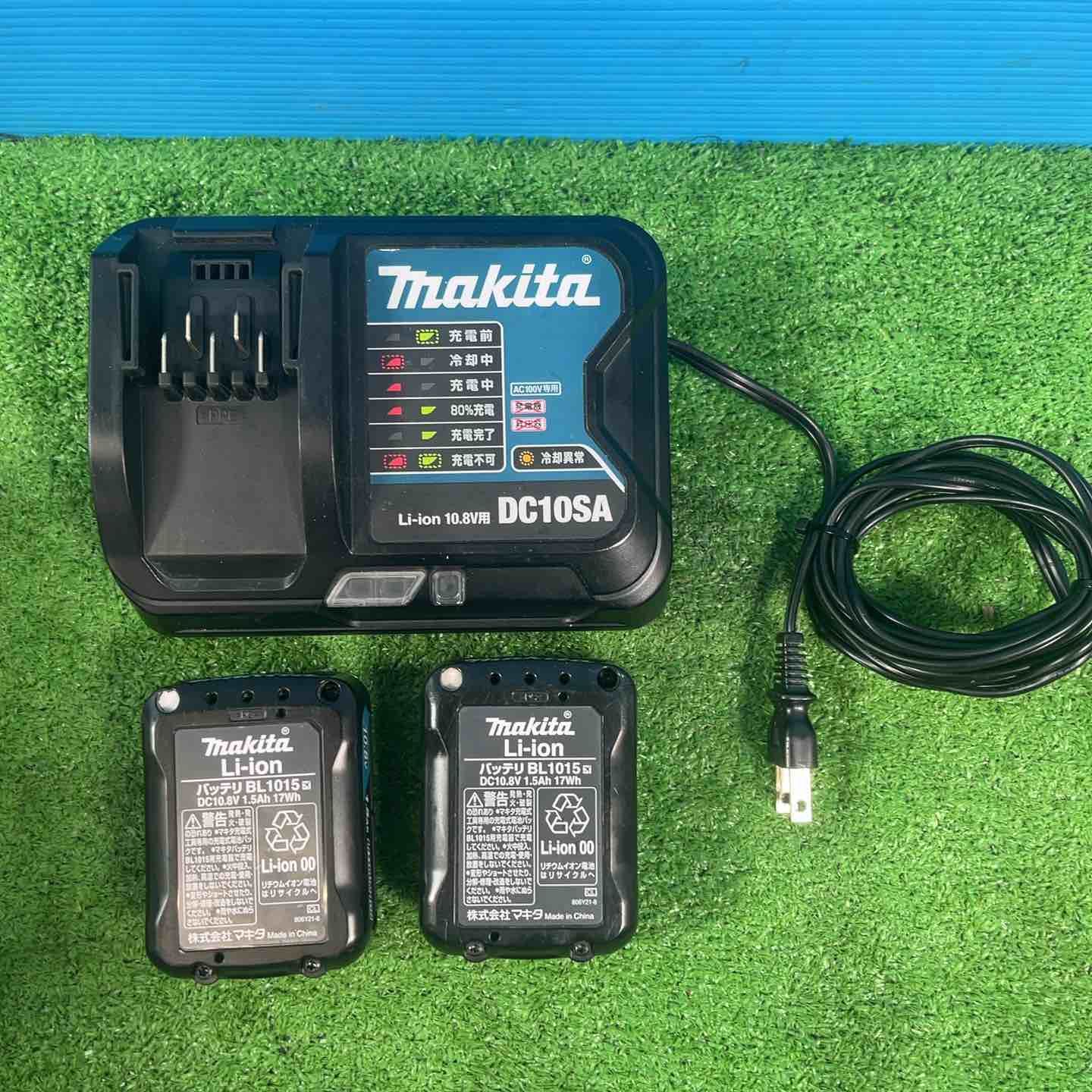  マキタ makita コードレスハンマドリル 10.8 V 1.5 Ahバッテリー 電動ハンマードリル ドリル ドライバー レンチ