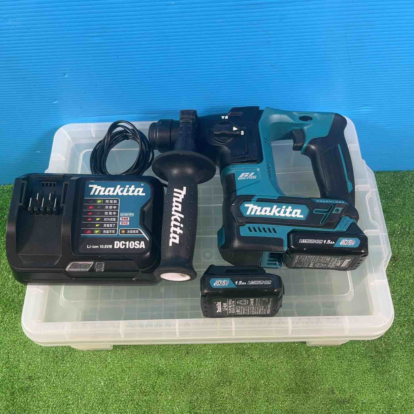 マキタ makita コードレスハンマドリル 10.8 V 1.5 Ahバッテリー