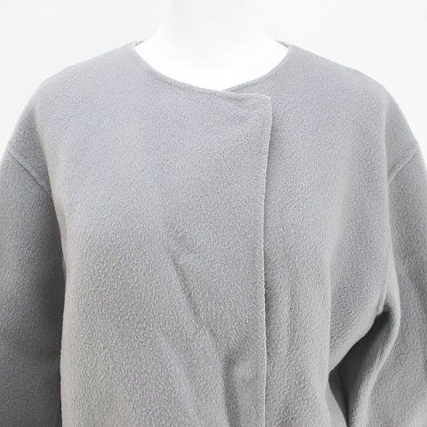 セオリーリュクス theory luxe ノーカラージャケット 比翼 薄手