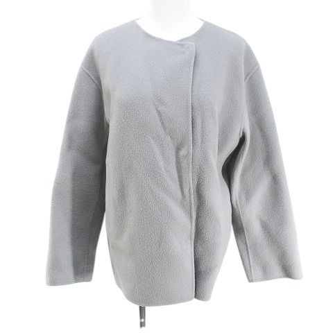 セオリーリュクス theory luxe ノーカラージャケット 比翼 薄手