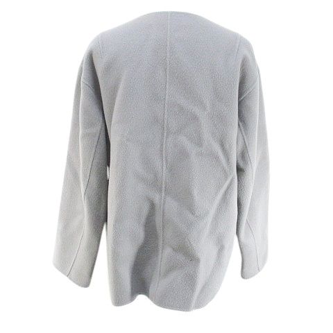 セオリーリュクス theory luxe ノーカラージャケット 比翼 薄手