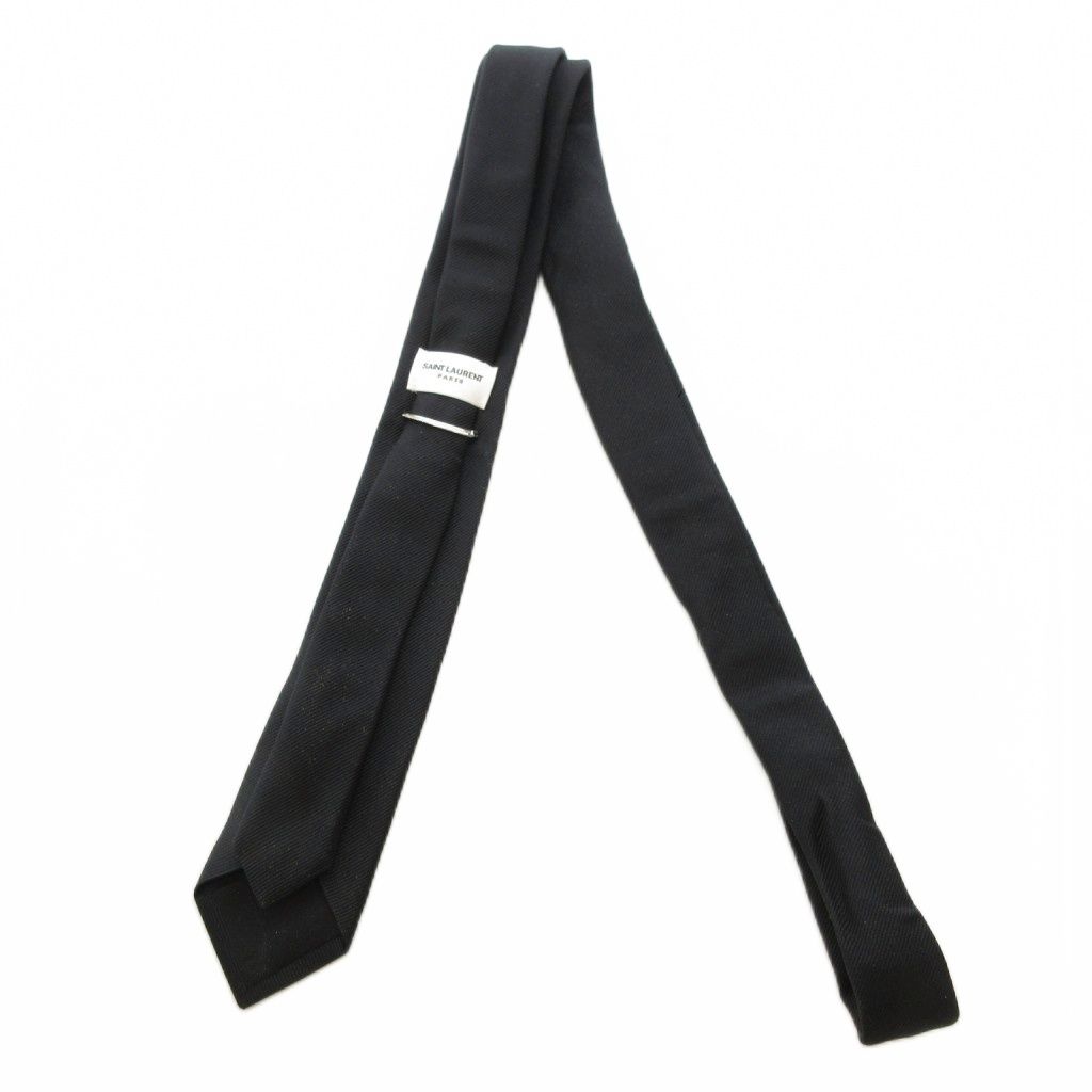 サンローラン パリ SAINT LAURENT PARIS エディ期 ネクタイ ナロータイ