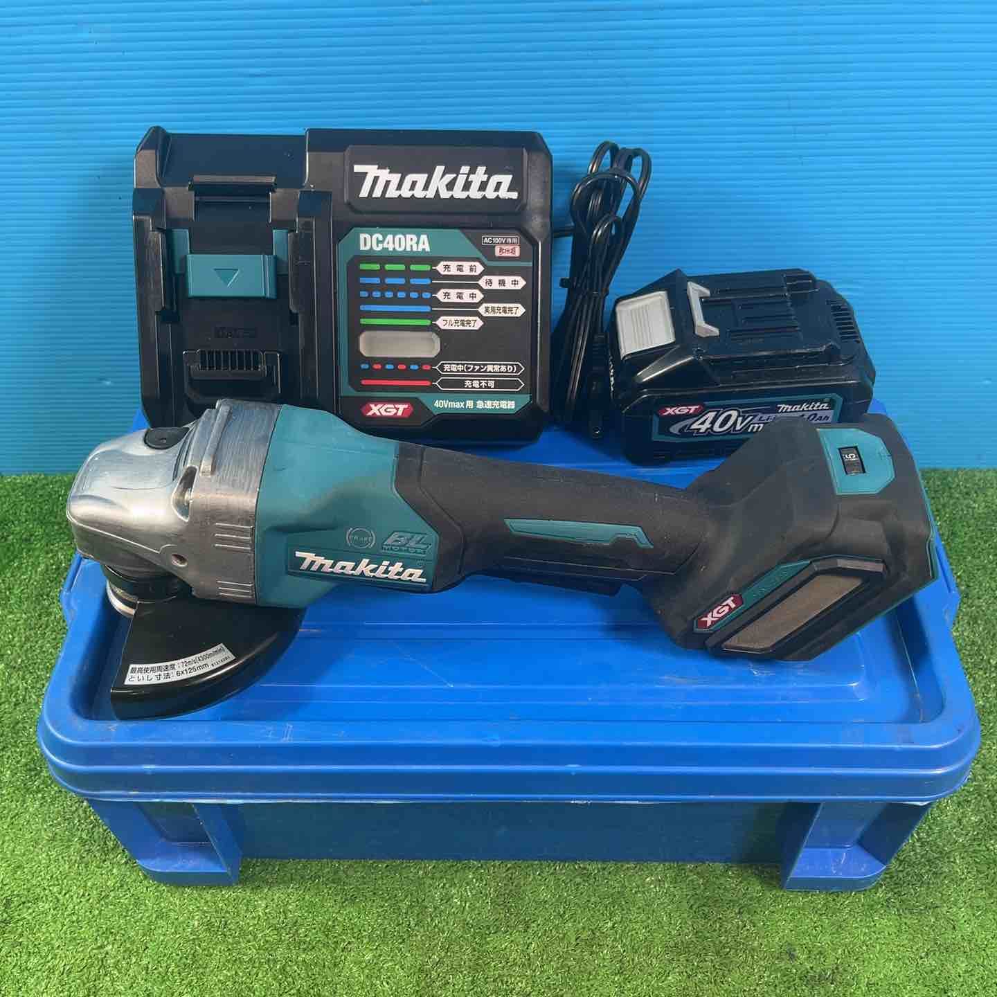 マキタ makita 125 mmコードレスディスクグラインダ バッテリー