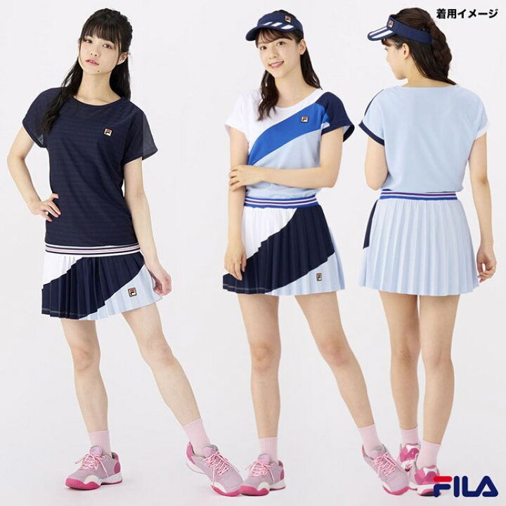 FILA フィラ テニス ウェア スコート Sサイズ 新品未使用 青白紺