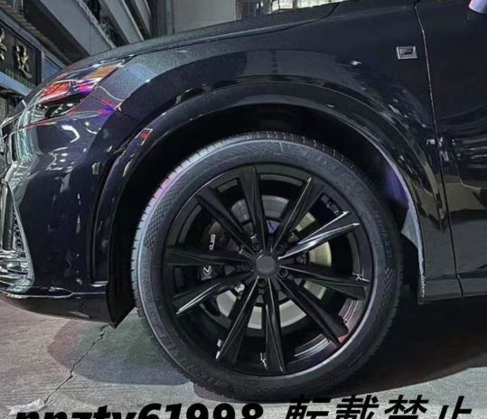 レクサス RX350 Fスポーツ純正交換 21×8Jスーパーグロスブラック