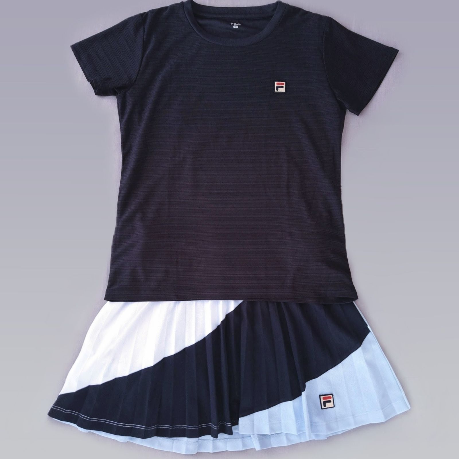 FILA フィラ テニス ウェア スコート Sサイズ 新品未使用 青白紺