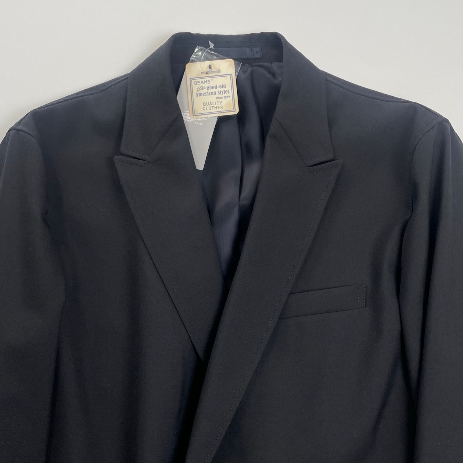 BEAMS PLUS ビームスプラス / 4B Double Breasted Blazer Wool タグ