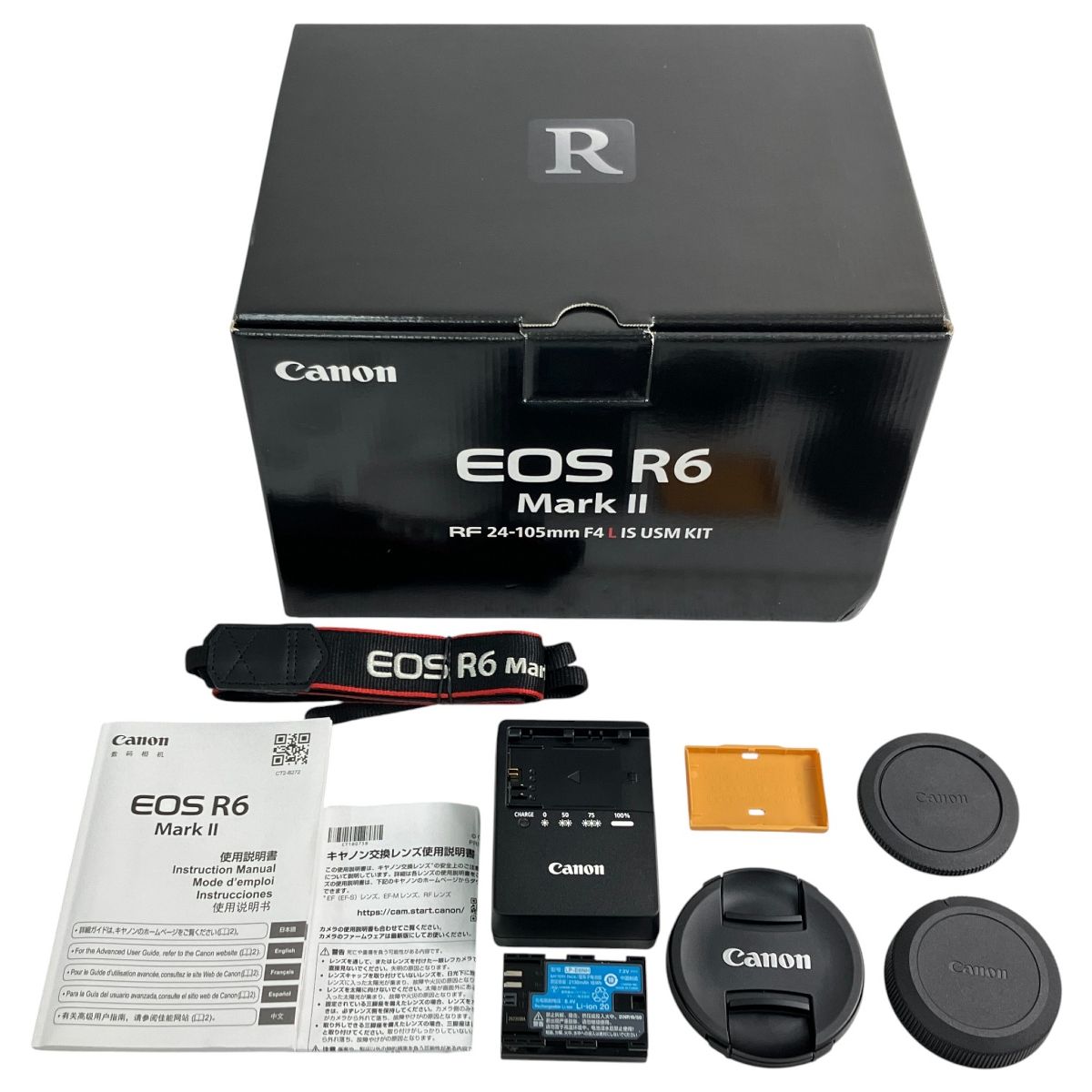 良好 Canon EOS R 6 Mark II RF 24 105 mm F 4 L IS USM キヤノン フルサイズ ミラーレスカメラ レンズセット