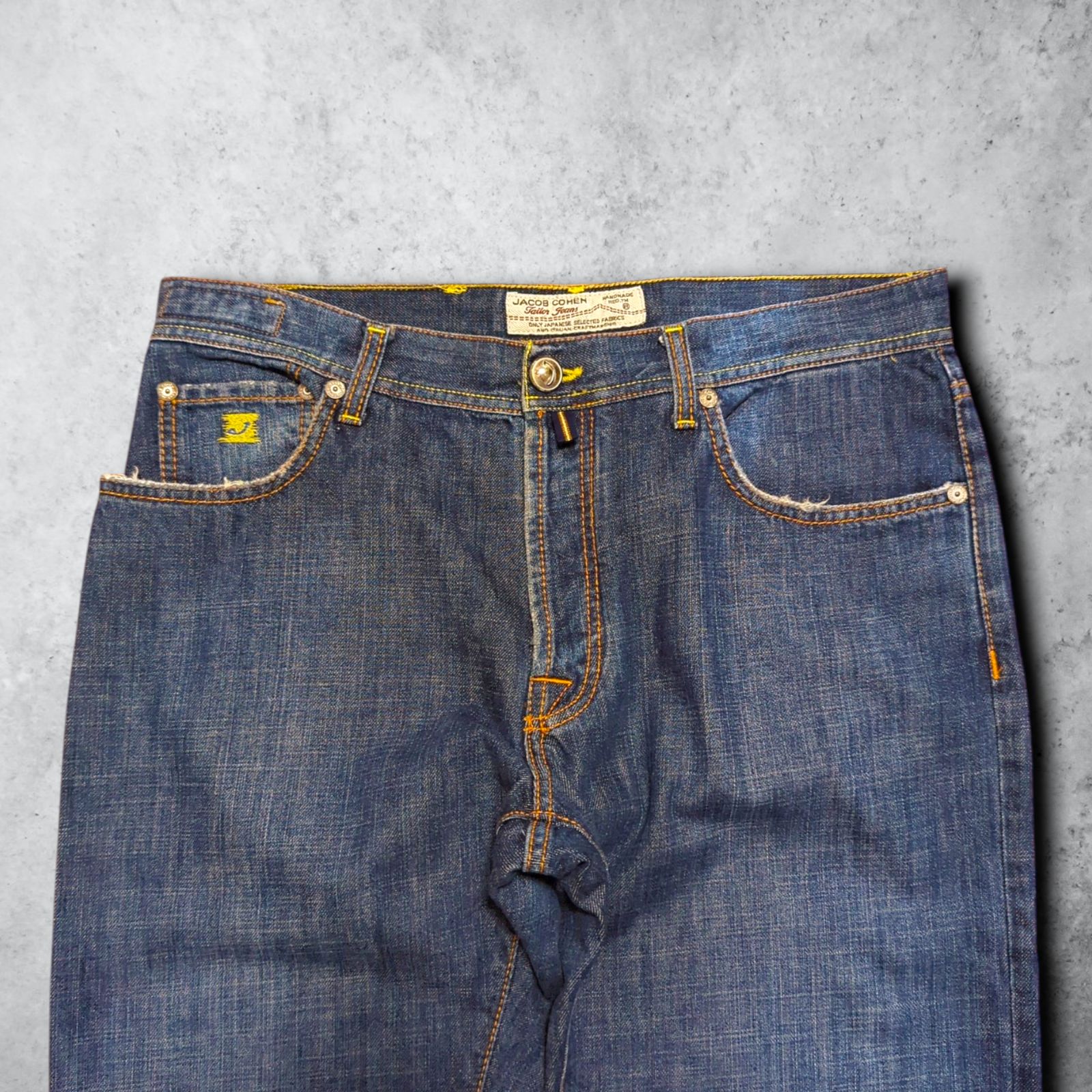 JACOB COHEN ヤコブコーエン イタリア製 ハラコパッチ ストレート