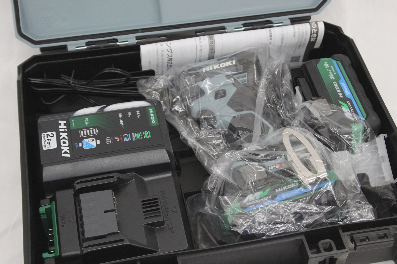 HiKOKI ハイコーキ WH 36 DD 2 XHSZ IG V 充電式 インパクトドライバ アイスグレー 台数 色