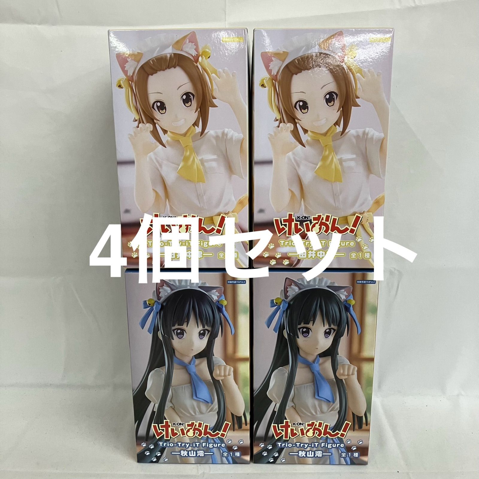 未開封 けいおん！ Trio-Try-iT 田井中律 秋山澪 フィギュア 4個セット