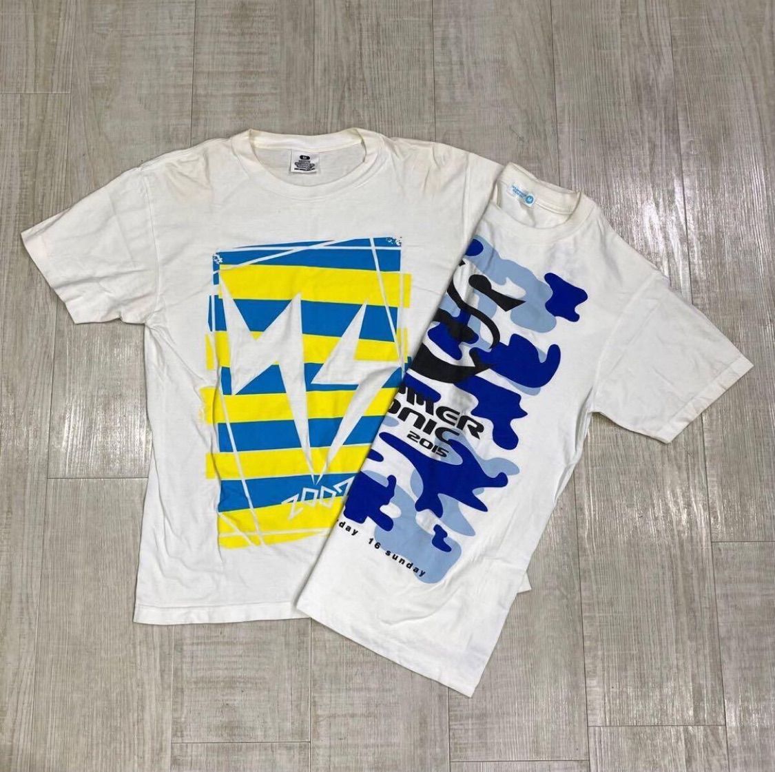 SUMMER SONIC 2007 2015 T-shirt Set サマーソニック 半袖 Tシャツ