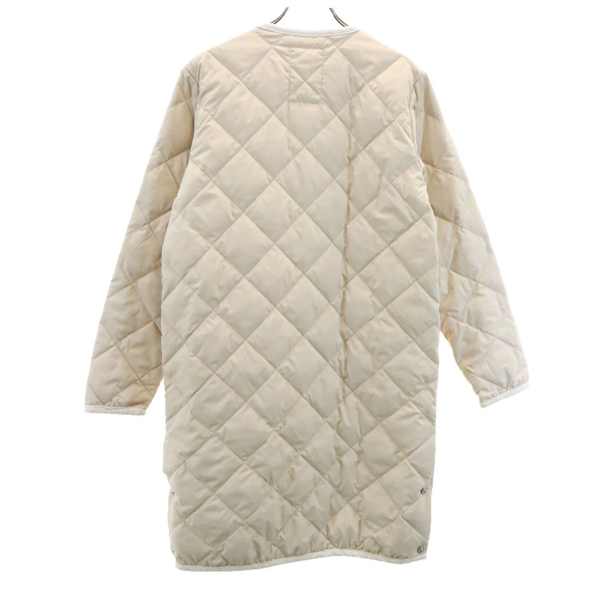 美品 TAION タイオン ダウンコート XS ベージュ系 CITY LINE 