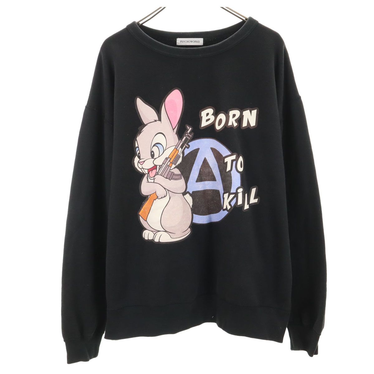 PSYCHOWORKS サイコワークス ラビット 長袖 スウェット トレーナー