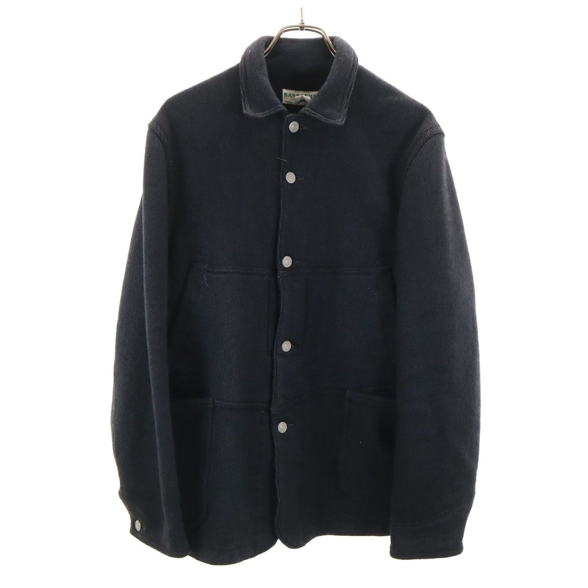SASAFRAS ササフラス 日本製 カバーオール M ブラック系 ジャケット メンズ SASAFRAS ササフラス 日本製 カバーオール M ブラック系 ジャケット