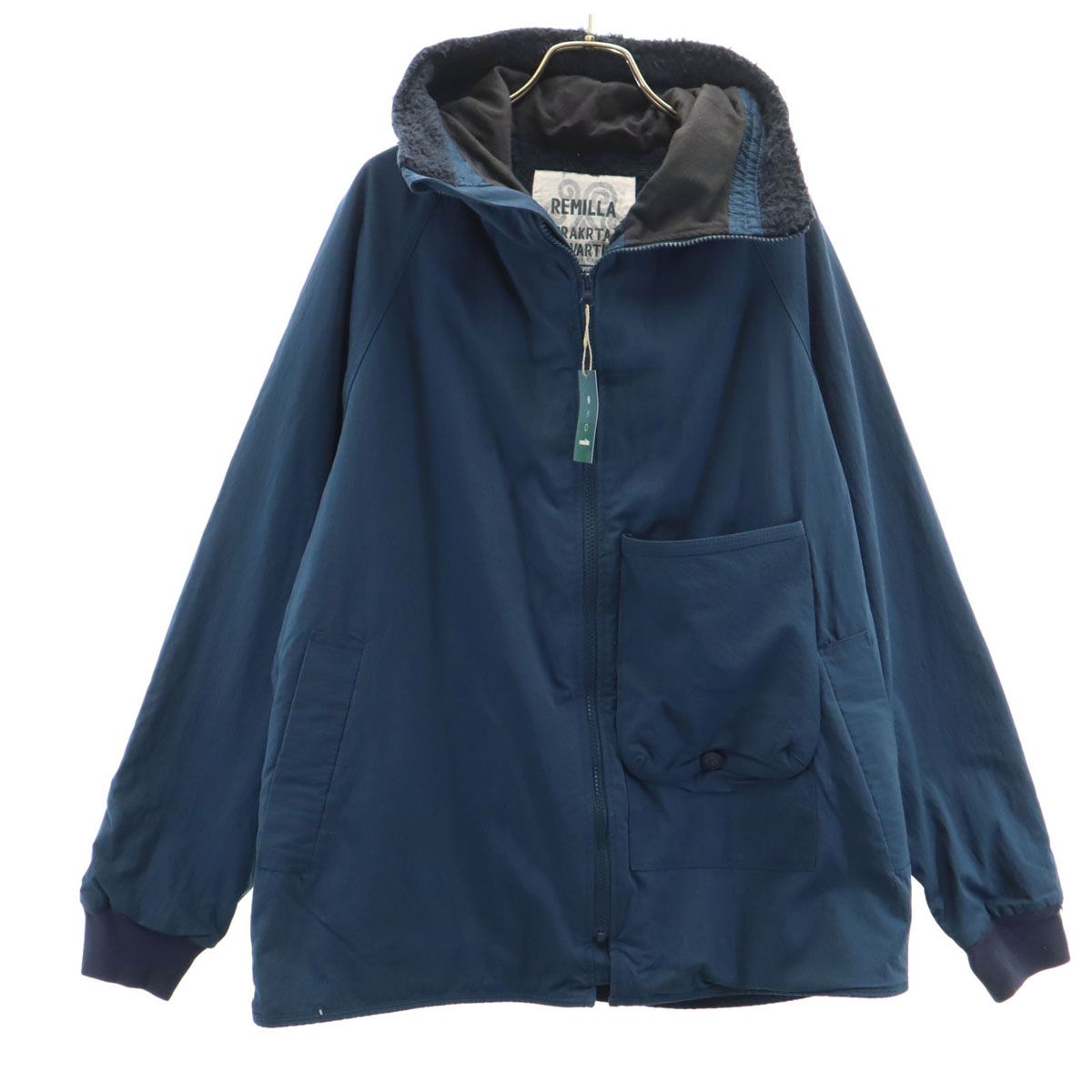 remilla レミーラ ムラビー フードジャケット L ネイビー メンズ 古着