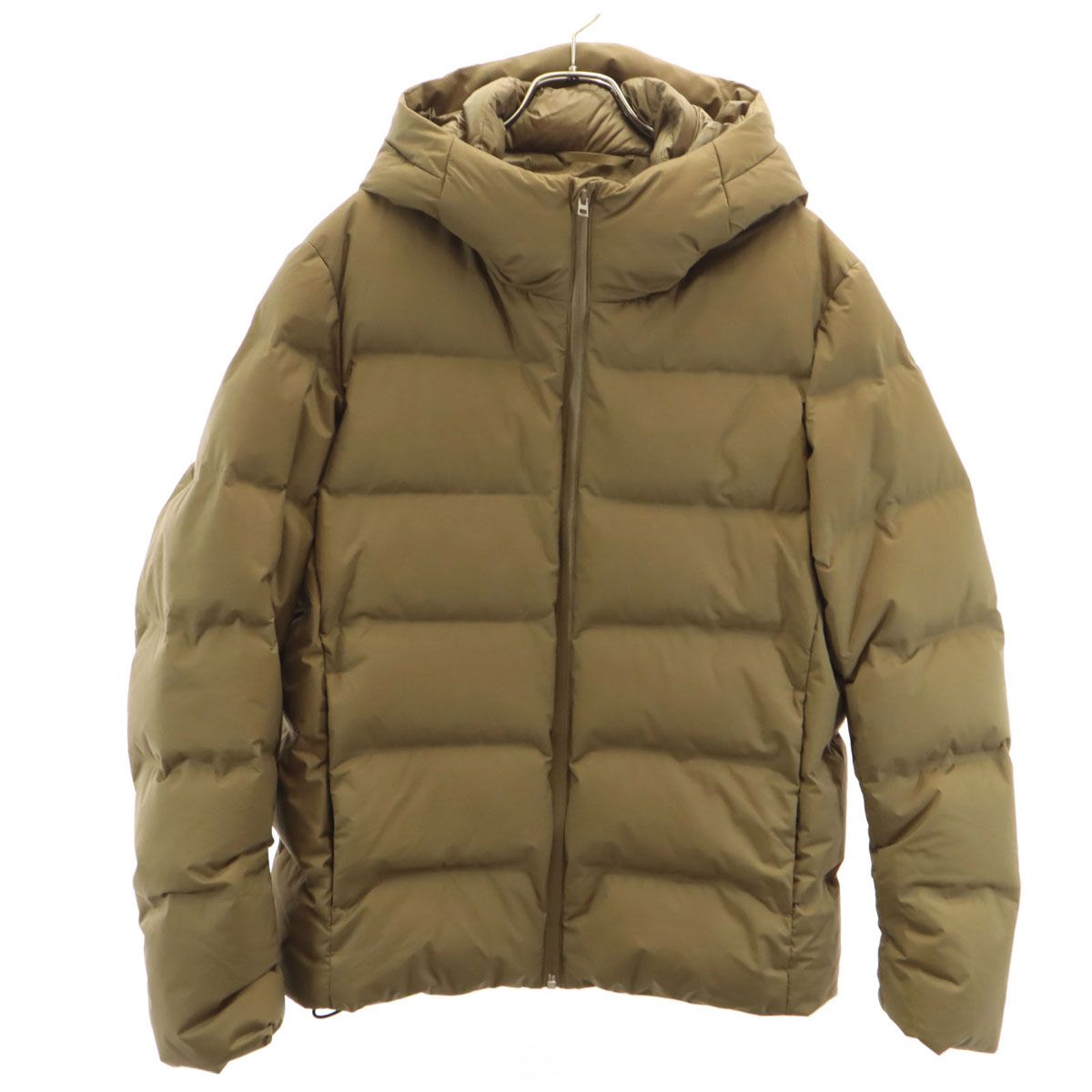 UNIQLO ユニクロ シームレス ダウンパーカー L ブラウン系 メンズ 古着
