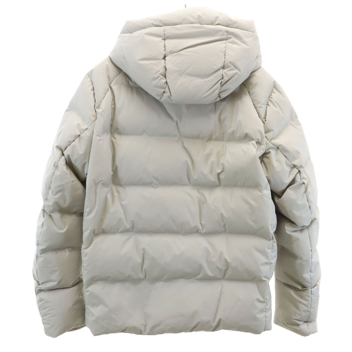 美品 UNIQLO ユニクロ シームレス ダウンパーカー L ライトグレー