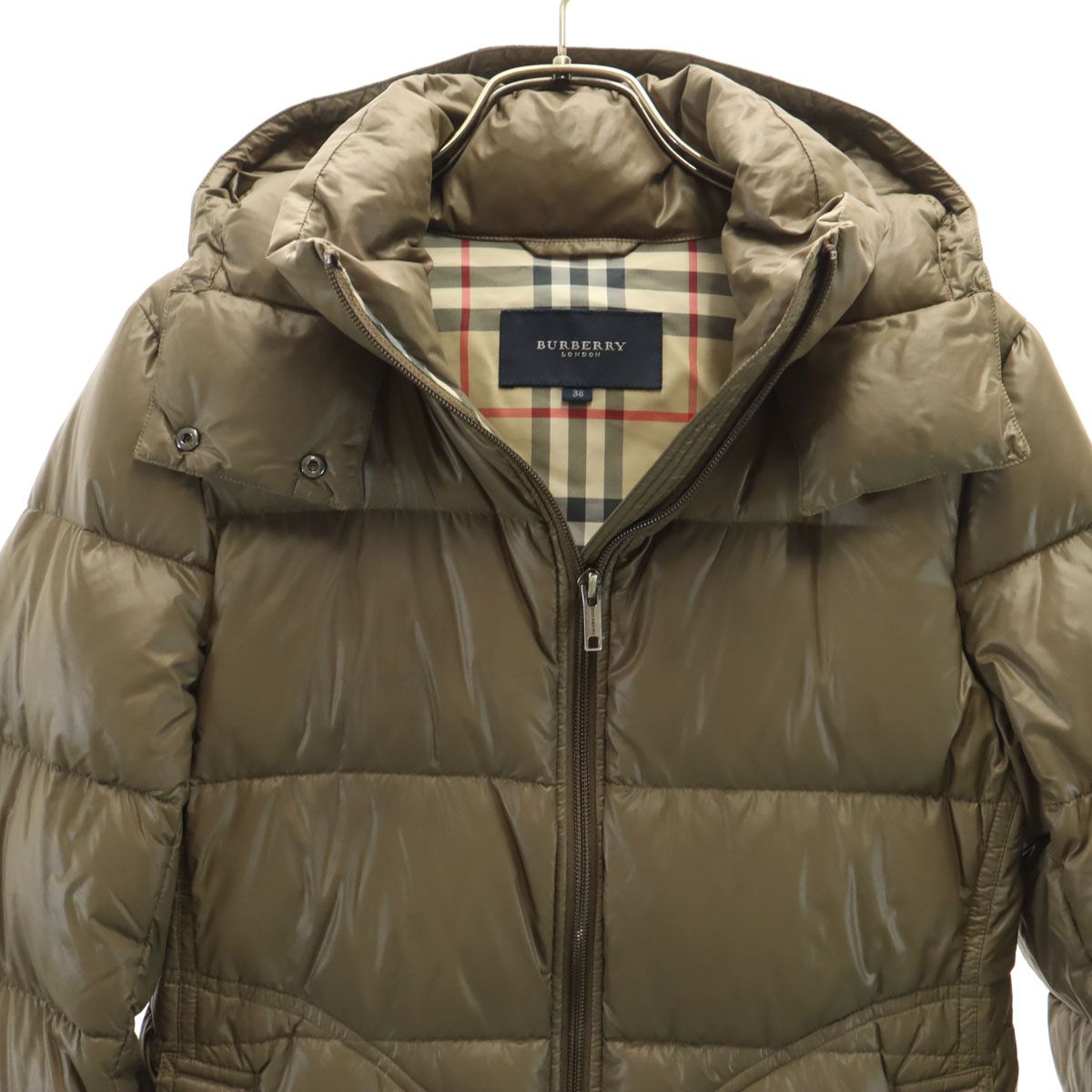 BURBERRY LONDON バーバリーロンドン ダウンジャケット 38 ブラウン系