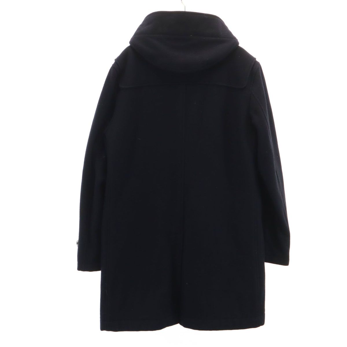 BURBERRY BLACK LABEL バーバリーブラックレーベル ダッフルコート L ネイビー系 三陽商会 メンズ 古着