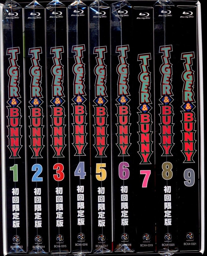 アニメBlu-ray TIGER&BUNNY 初回限定版全9巻 セット - メルカリ