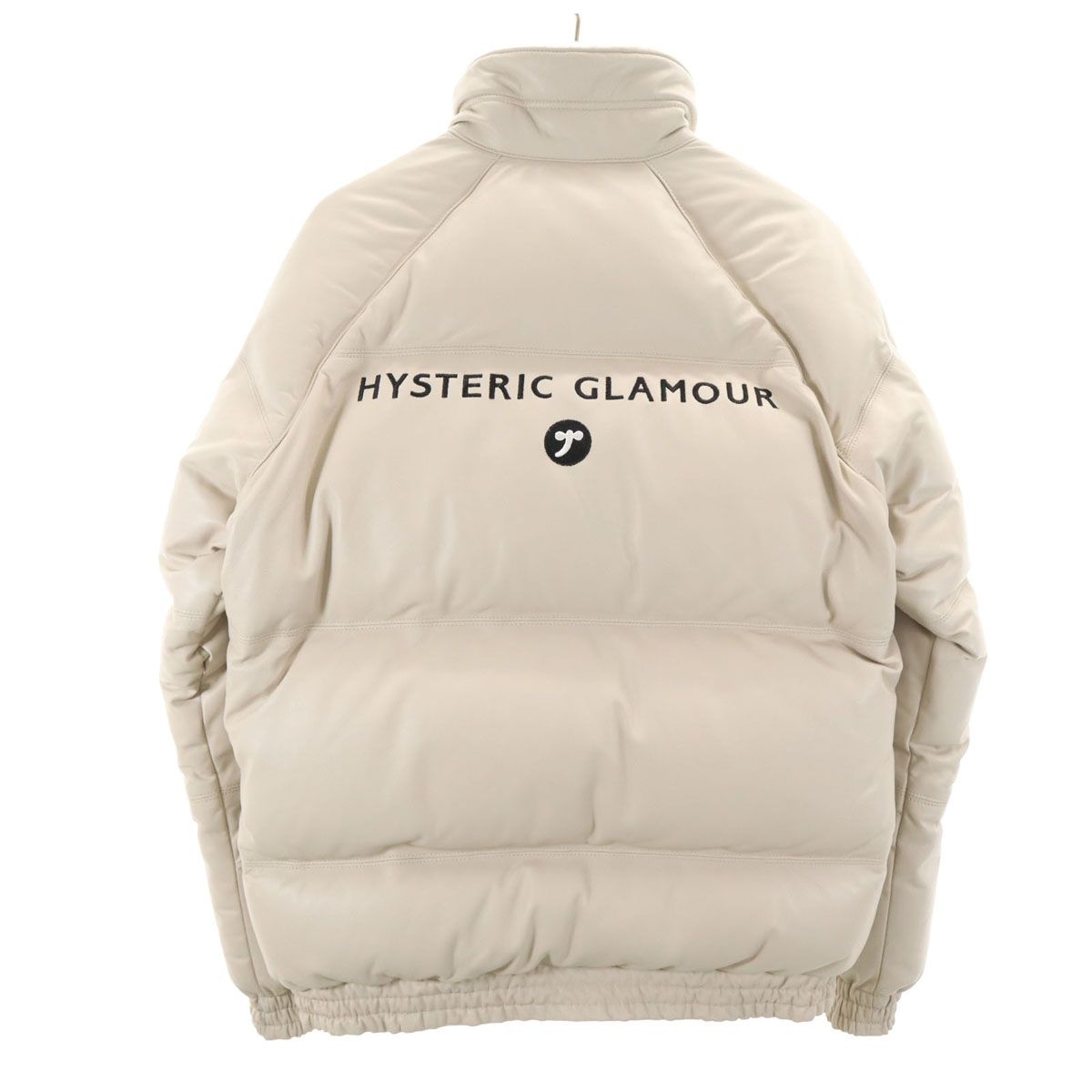 HYSTERIC GLAMOUR ヒステリックグラマー バックロゴ 羊革レザー ダウン