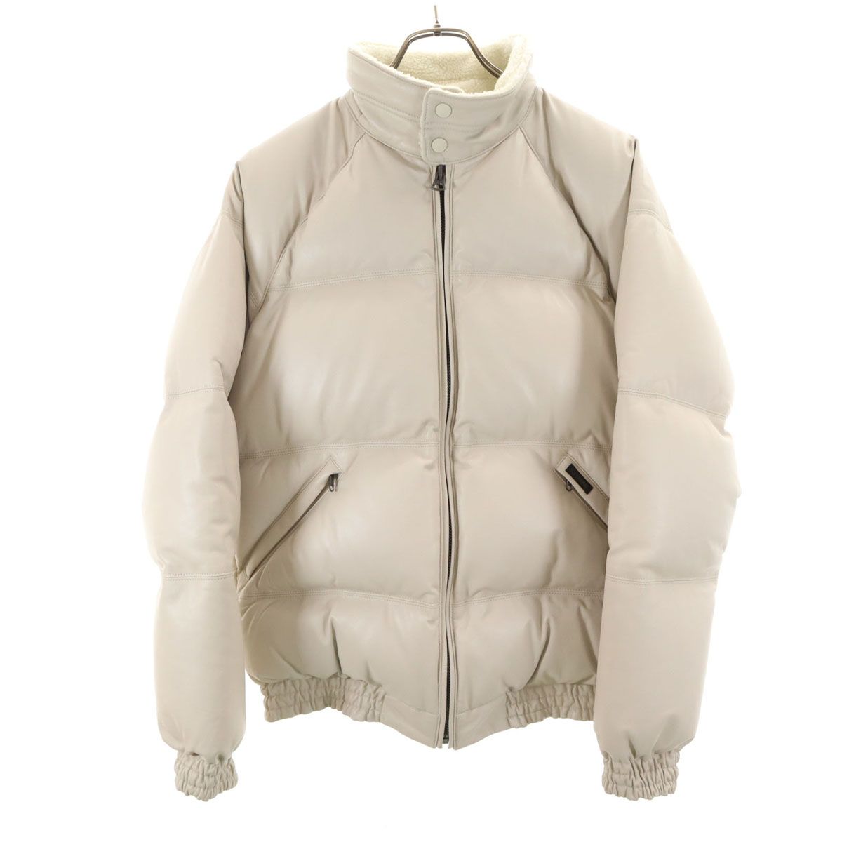 HYSTERIC GLAMOUR ヒステリックグラマー バックロゴ 羊革レザー ダウン