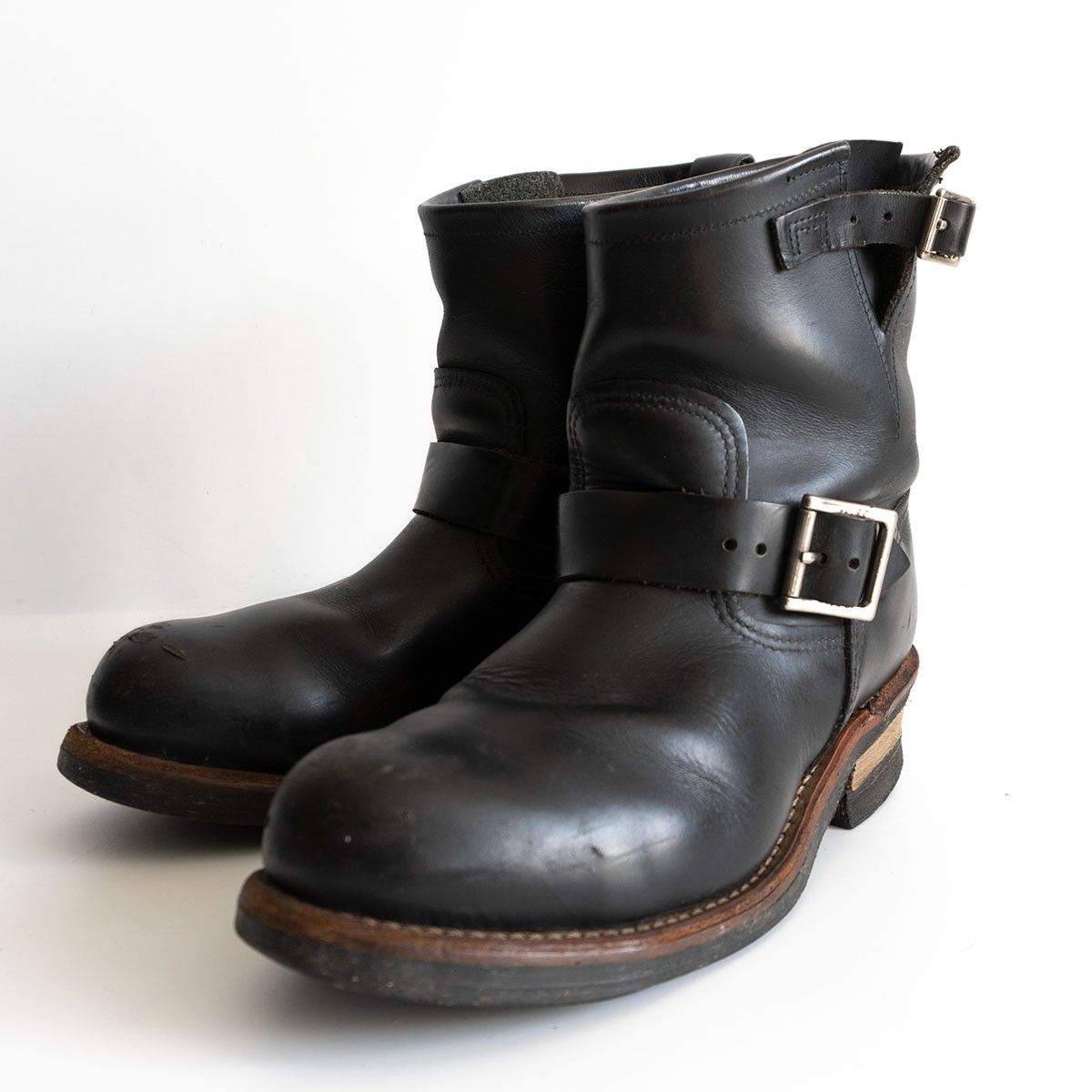 2013年製】REDWING【2976/ショート エンジニアブーツ】US8D レッド