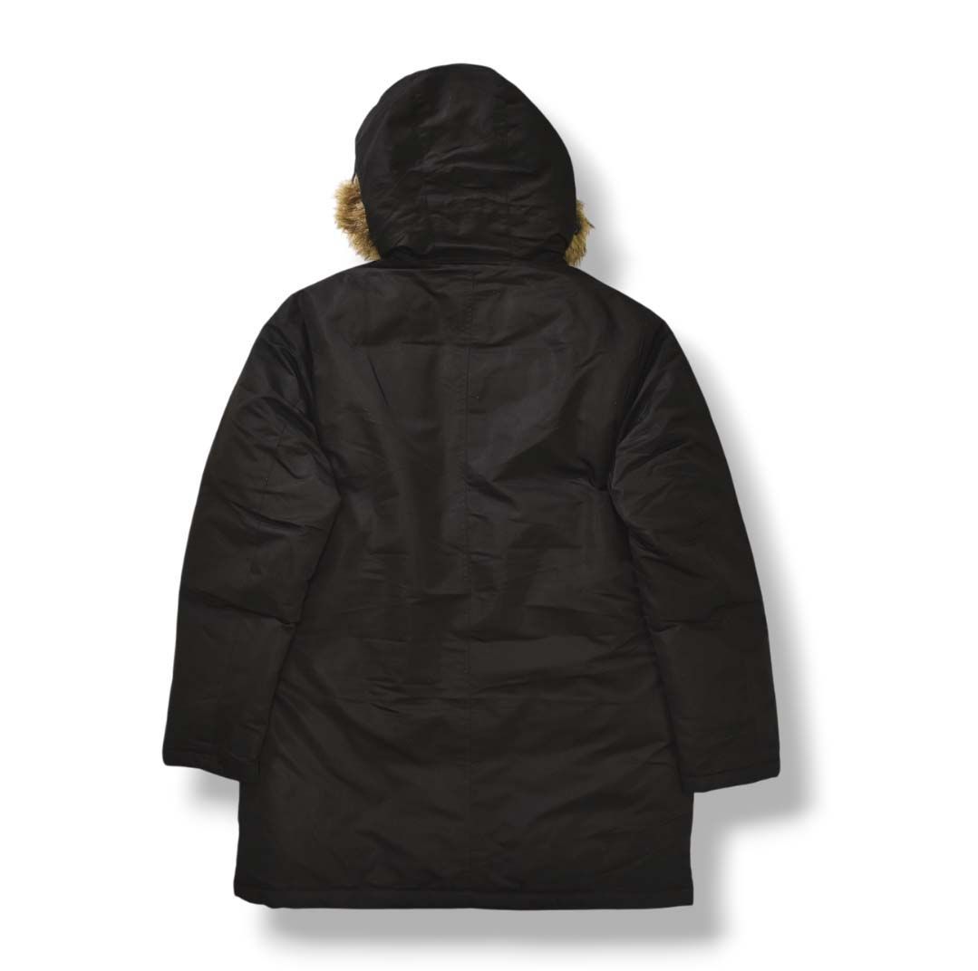 美品】 ギャップ GAP フーデット ファー ダウン ジャケット マウンテン 